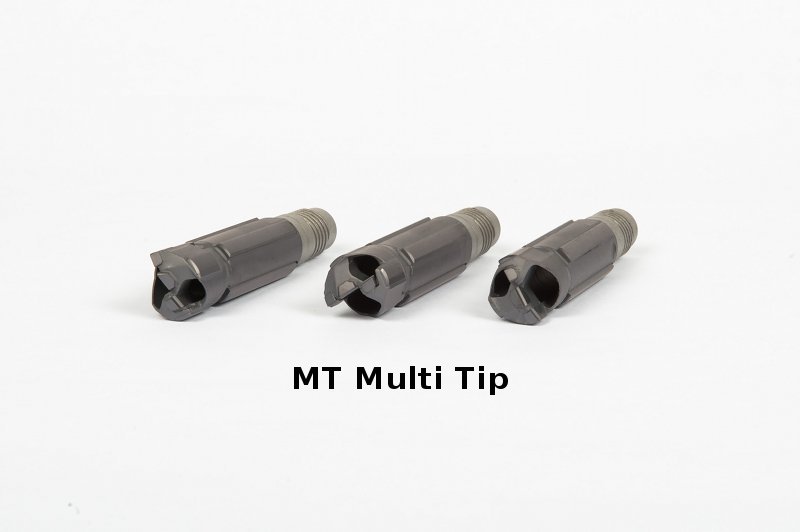 multi tip cross hole drills